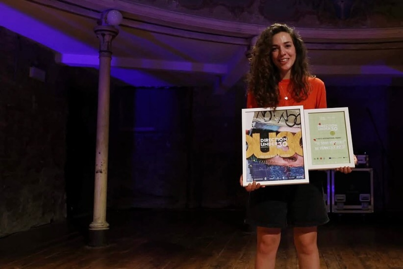 A GUALTIERI:FRANCESCA ASTREI IN '' IO SONO VERTICALE'' vince il Premio della Giuria e il Premio Internazionale Yarts Project